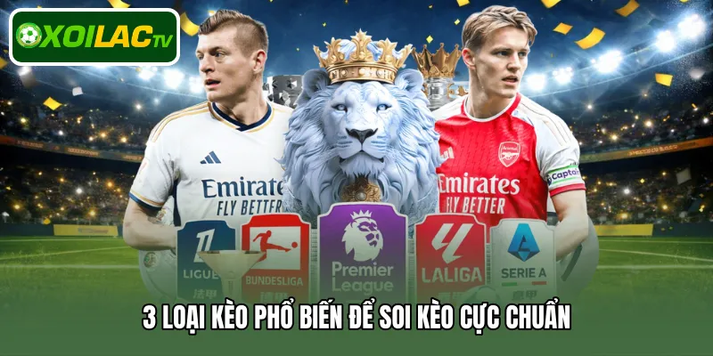 3 loại kèo phổ biến để soi kèo cực chuẩn