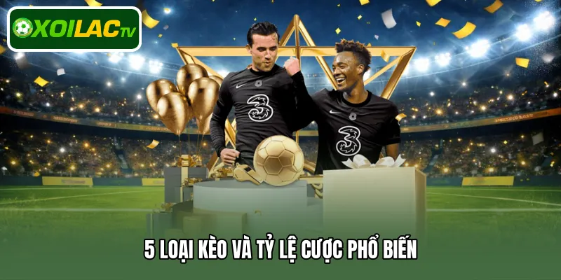5 loại kèo và tỷ lệ cược phổ biến