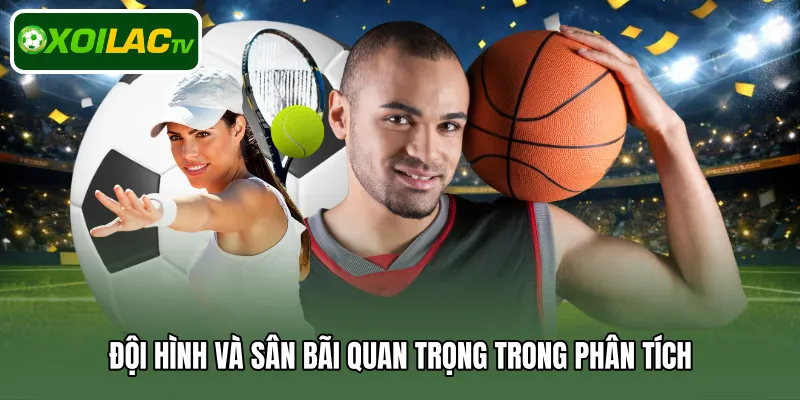 Đội hình và sân bãi quan trọng trong phân tích 